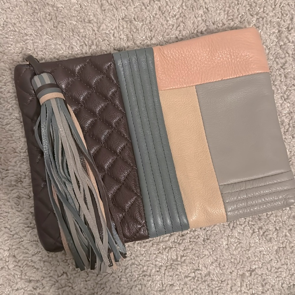 Margot Color Block Clutch